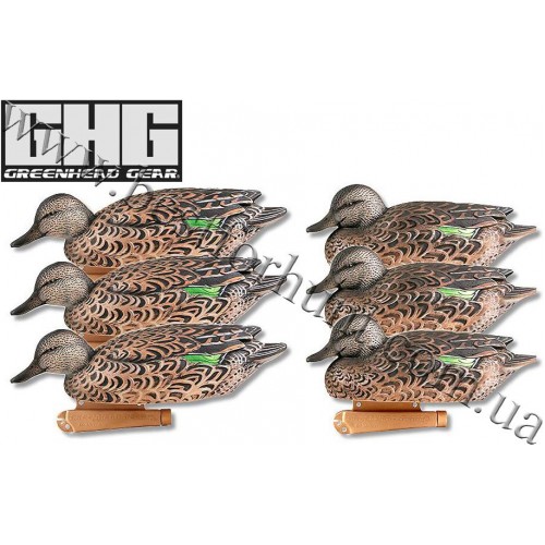 Greenhead Gear® Pro-Grade™ Green-Winged Teal Early Season Hen 6 Pack Decoys 73122