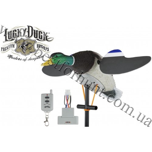 Lucky Duck™ Lucky Junior II Motorized Spinning Wing Decoy with Remote