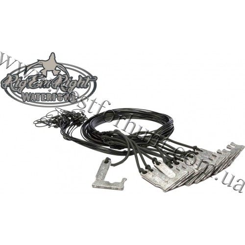 Rig'Em Right® Outdoors™ Pre-Rigged 72” Decoy Anchors with 6-oz J-weights
