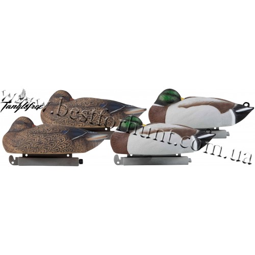 Tanglefree® Pro Series Mallard Sleeper Floater Decoys 4-Pack