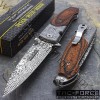 TAC-FORCE™ Damascus Style Spring Assisted Tactical Pocket Knife TF-672DBW
