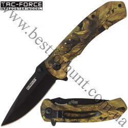 TAC-FORCE™ EDC Fall Camo Spring Assisted Tactical Pocket Knife TF-764CA