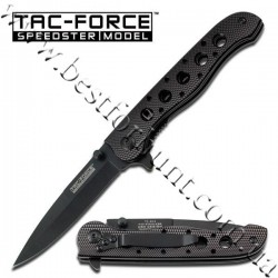 TAC-FORCE™ Tactical EDC Black Folding Pocket Knife TF-803BK