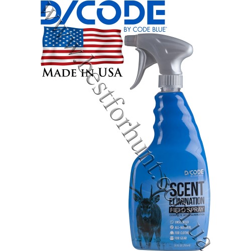 Code Blue® D-Code Scent Elimination Field Spray 24 fl.oz. Unscented
