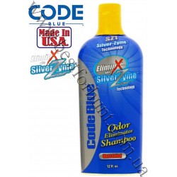 Code Blue® EliminX® with Silver-Zyme™ Technology Odor Eliminator Shampoo 12 fl.oz. Unscented