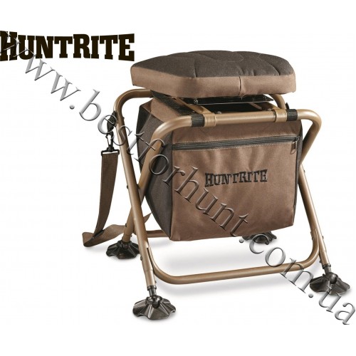 HuntRite® 360° Swivel Hunting Stool Brown