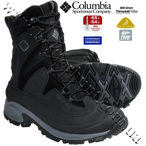 Columbia® Snowtrek™ XTM Waterproof Insulated Winter Boots Black