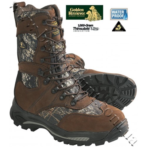 Golden Retriever 4763 1000-gram Insulated Waterproof Hunting Boots Mossy Oak® Break-Up®