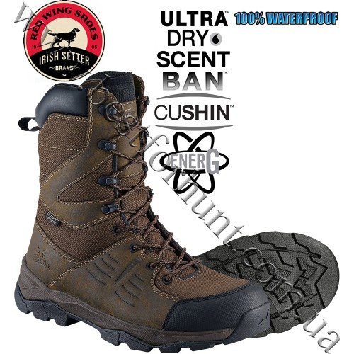 Irish Setter® 10” Terrain Waterproof Hunting Boot 2712 Brown