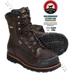 Irish Setter® 9” Upland DSS King Toe Waterproof Hunting Boots Brown 820