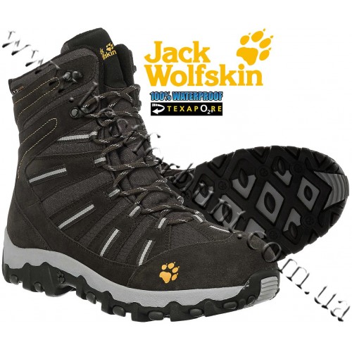Jack Wolfskin® Snow Trekker Texapore Waterproof Boots Shadow Black