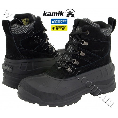 Kamik Wausau Winter Boots Black