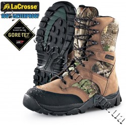 LaCrosse® 8” Hawk GTX® Waterproof Hunting Boots Realtree Hardwoods Green HD®