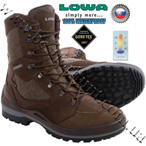 Lowa® Flims™ GTX® Waterproof Snow Boots Brown