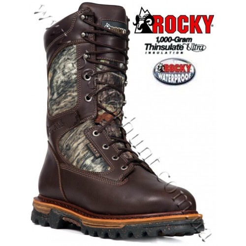 Rocky® 10” RidgeStalker Waterproof 1,000 grams Insulated Hunting Boots Mossy Oak® Break-Up®