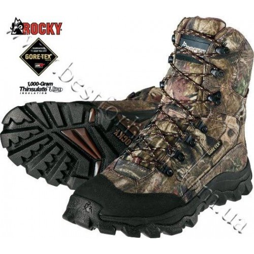 Rocky® 1,000-gram Insulated Hunting Boots Mossy Oak® Break-Up® Infinity™