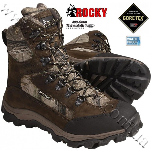 Rocky® 8” 400-gram Insulated Lynx Hunting Boots Realtree AP®