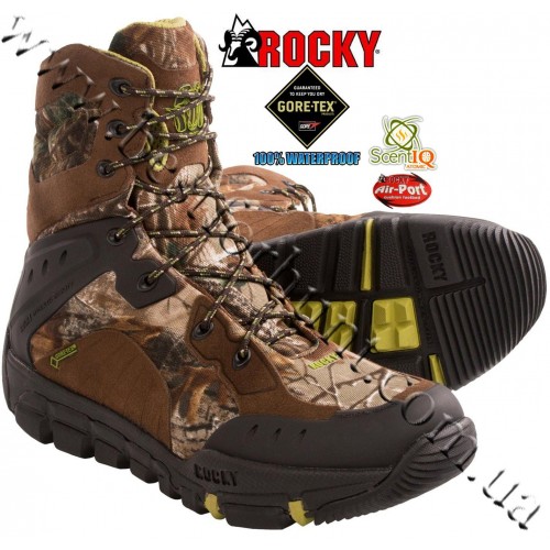 Rocky® Athletic Mobility Maxprotect Level 1 Gore-Tex® Waterproof Ultralight SIQ Hunting Boots 5253 Realtree Xtra® Green