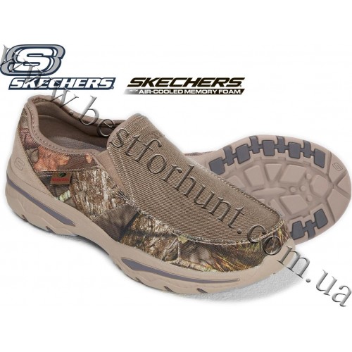 Skechers® Creston-Moseco Slip on Canvas Loafer Mossy Oak® Break-Up® COUNTRY™