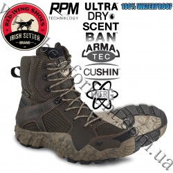 Irish Setter 8” Vaprtrek™ Waterproof Hunting Boots 2830 Brown