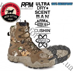 Irish Setter® 8” Vaprtrek™ Waterproof Hunting Boots 2831 Realtree Edge™
