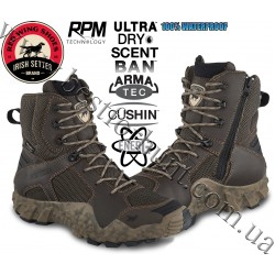 Irish Setter 7” Vaprtrek™ Side-Zip Waterproof Hunting Boots 2867 Brown