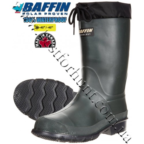 Baffin Hunter Rubber Boots Forest-Black