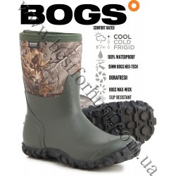 Bogs Footwear® Mason Mid Rubber Waterproof Boots Realtree Xtra®