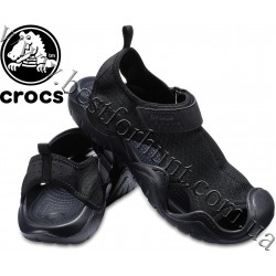 Crocs™ Swiftwater Sandal Black-Black