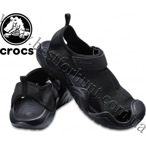 Crocs™ Swiftwater Sandal Black-Black