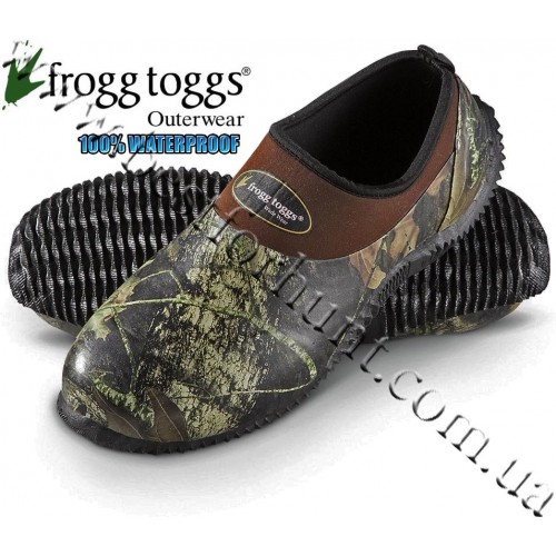 Frogg Toggs® Amphib™ Mudd Mocc Rubber and Neoprene Camp Shoe Mossy Oak® Break-Up®