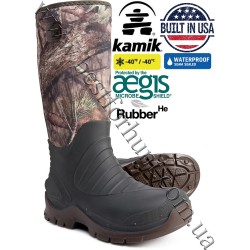 Kamik® Bushman™ Waterproof Rubber Hunting Boots Mossy Oak® Break-Up® COUNTRY™