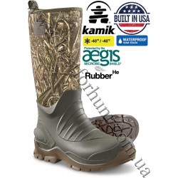 Kamik® Bushman™ Waterproof Rubber Hunting Boots Realtree MAX-5®