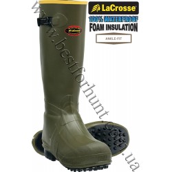 LaCrosse® 18” Burly® Foam Insulated Air-Grip Rubber Hunting Boots Green