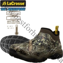 LaCrosse® 4.5” Alpha Muddy Waterproof Hunting Boot 330020 Mossy Oak® Break-Up® COUNTRY™