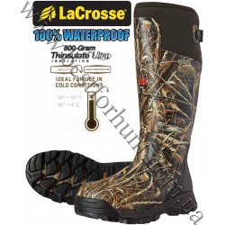 LaCrosse® Alphaburly Pro™ 18” 800-gram Insulated Hunting Boots 376021 Realtree MAX-5®