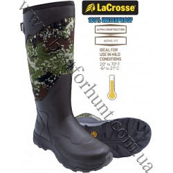 Lacrosse® Alpha Agility™ 17" Pull-On Hunting Boots 302460 Veil Stryk Transition™ Camo®