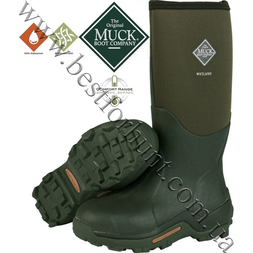 Чоботи гумові для полювання The Original Muck Boot Company® Wetland™ Hunting Boots Green