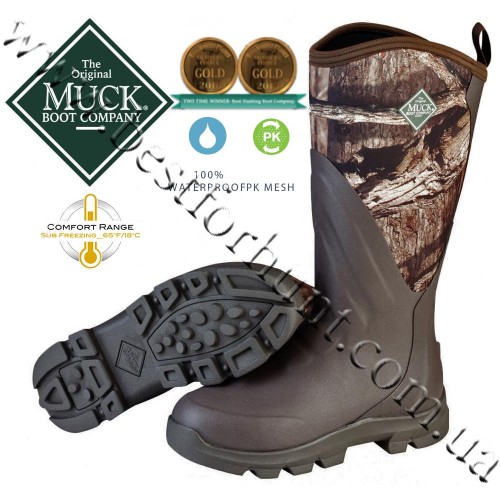 The Original Muck Boot Company® Woody Grit™ All-Terrain Hunting Boots Mossy Oak® Break-Up® Infinity™