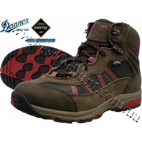 Danner® 4.5” St.Helens Mid Hiking Boot Brown-Red