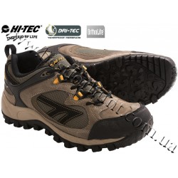 Hi-Tec® West Ridge WP Shoes Smokey Brown-Taupe-Gold