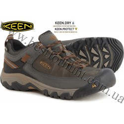 Keen® Targhee III Waterproof Hiking Shoes Black-Olive Golden-Brown