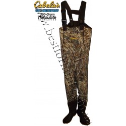 Cabela's 3mm Neoprene Chest Waders with Lug Soles with 200-gram Thinsulate™ Mossy Oak® Shadow Grass®