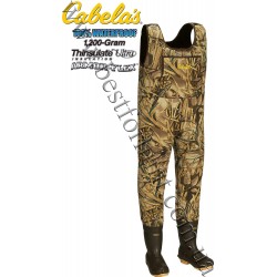 Cabela's Ultimate 5mm Hunting Chest Waders with Thinsulate™ and Armor-Flex™ Advantage® Wetland Camo™