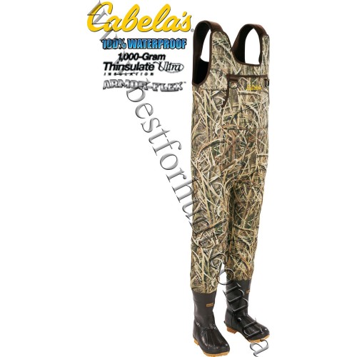 Cabela's Ultimate 5mm Hunting Chest Waders with Thinsulate™ and Armor-Flex™ Mossy Oak® Shadow Grass® Blades™