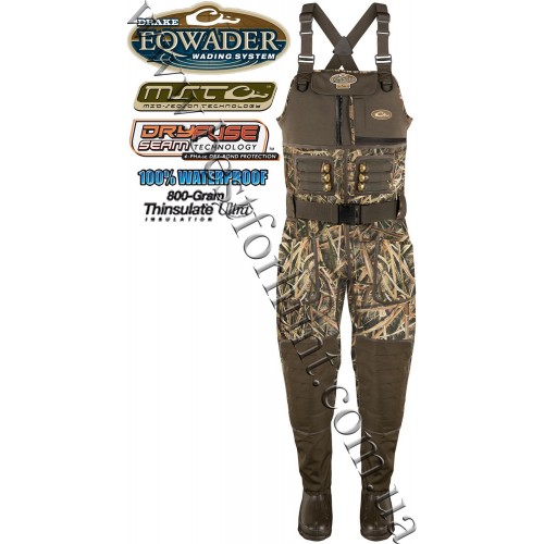 Drake® Waterfowl MST Eqwader™ Wading System 2.0 Mossy Oak® Shadow Grass® Blades™