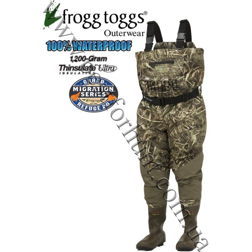 Frogg Toggs® Grand Refuge 2.0™ Breathable 1'200-gram Insulated Wader Realtree MAX-5®