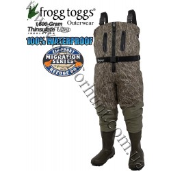 Frogg Toggs® Grand Refuge 2.0™ Zip Front Breathable 1'600-gram Insulated Wader Mossy Oak® Bottomland®