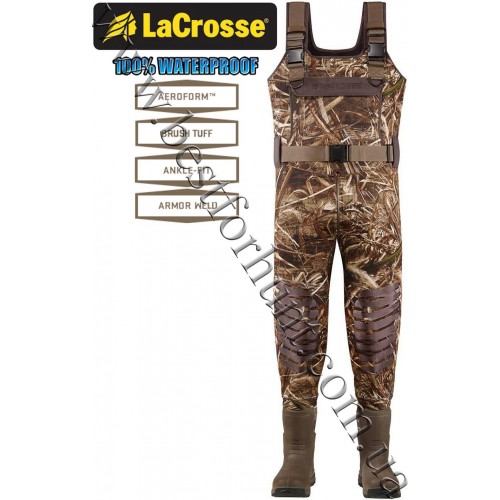 LaCrosse® Aero Tuff® 1500-gram Insulated Waders Realtree MAX-5®