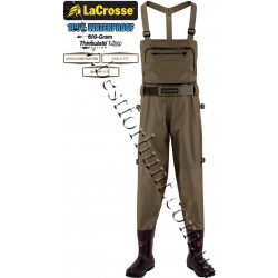 LaCrosse® Alpha Swampfox™ 600-gram Insulated Drop Top Chest Waders Brown
